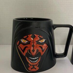Star Wars Darth Maul 20 Oz Coffee Mug Raised Image Disney Store Exclusive, Black